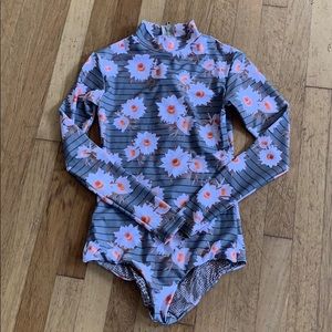 Acacia long-sleeved bathing suit, small